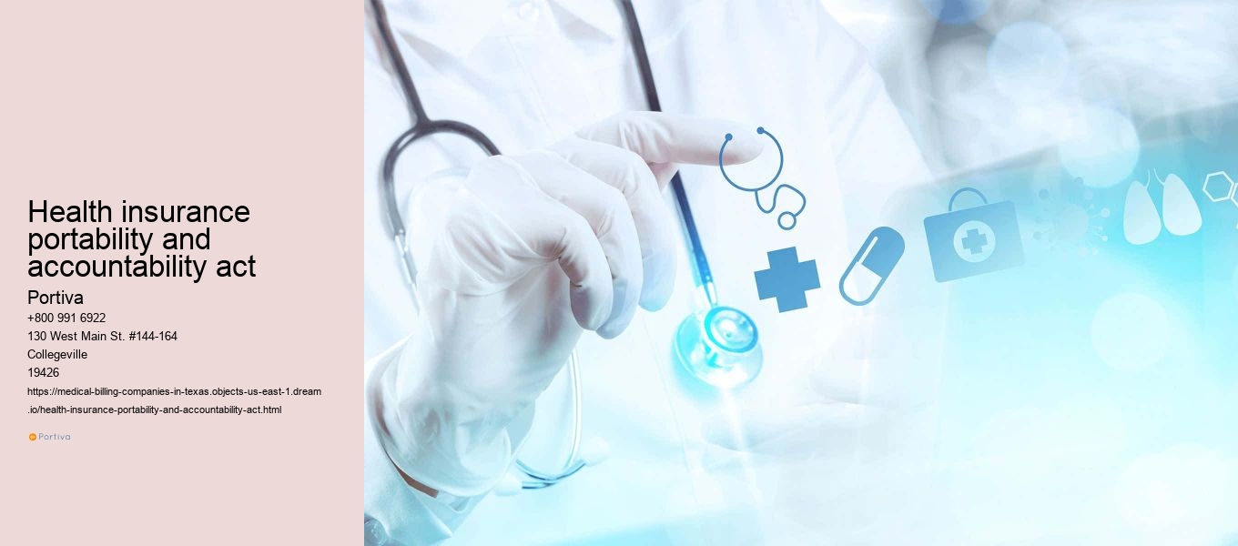 health insurance portability and accountability act